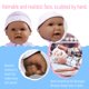 thumbnail image 3 of Baby Doll JC Toys La Baby Hispanic, 40 cm, suave y lavable para el cuerpo, 3 of 6