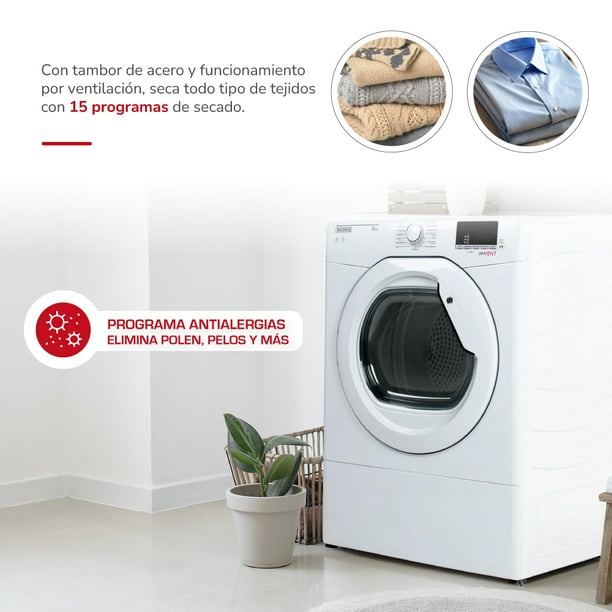 Secadora Ventilación Kg Th-D8Kv Lider