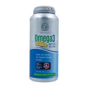 Cp Nutrientes - Omega 3 800 Epa Y 400 Dha X120 Cápsulas Blandas