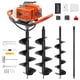 thumbnail image 1 of Perforadora de postes Prowoo 72CC a gasolina con brocas de 6" y 8", 1 of 6
