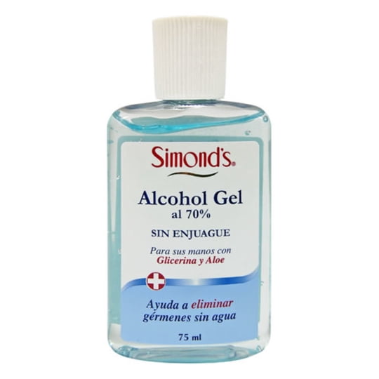Alcohol Gel Botella 75 ml Simond’s