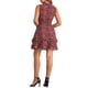 thumbnail image 3 of INSPIRE CHIC Vestidos de Chifón para Mujer Vestido Mini de Línea A sin Mangas con Flores Chic Fruncido L Burdeos, 3 of 6