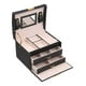 thumbnail image 1 of Joyero Caja Tipo Maleta Organizador Portátil Viaje Exhibido, 1 of 3