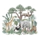 thumbnail image 3 of Calcomanías De Pared De Animales Del Bosque, Pegatinas De Pared De PVC Para Sala De Juegos, Dormitorio De Niños, 3 of 5