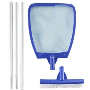 Fym - Recogedor De Hoja Piscina Con Escobilla