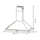 thumbnail image 5 of Campana Piramidal Acero Inox 60Cm 60A09, 5 of 7