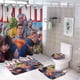 thumbnail image 1 of Fortnite-theme 4-Piece Shower Curtain Set with Rugs, Waterproof Bathroom Decor Set Includes Bath Mat, U-Shaped Rug, Toilet Lid Cover and Curtain with Hooks, 1 of 6