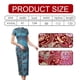 thumbnail image 4 of Vestido cheongsam de diez hebillas, desfile de ropa de verano, etiqueta larga, corte entallado, 4 of 5