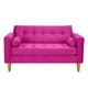 thumbnail image 1 of Sofa Retro 2c Felpa 01 Fucsia, 1 of 6