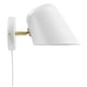 thumbnail image 4 of Lámpara de pared Modway Briana, moderna, de metal, 1 luz, giratoria, color blanco, 4 of 8
