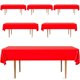 thumbnail image 2 of Mantel DecorRack Pack de 6 137x274 cm Rojo de Plástico, 2 of 6