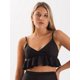 thumbnail image 1 of Top de Bikini Daikiri Mujer Triángulo Volados Negro Protección UV50+, 1 of 3