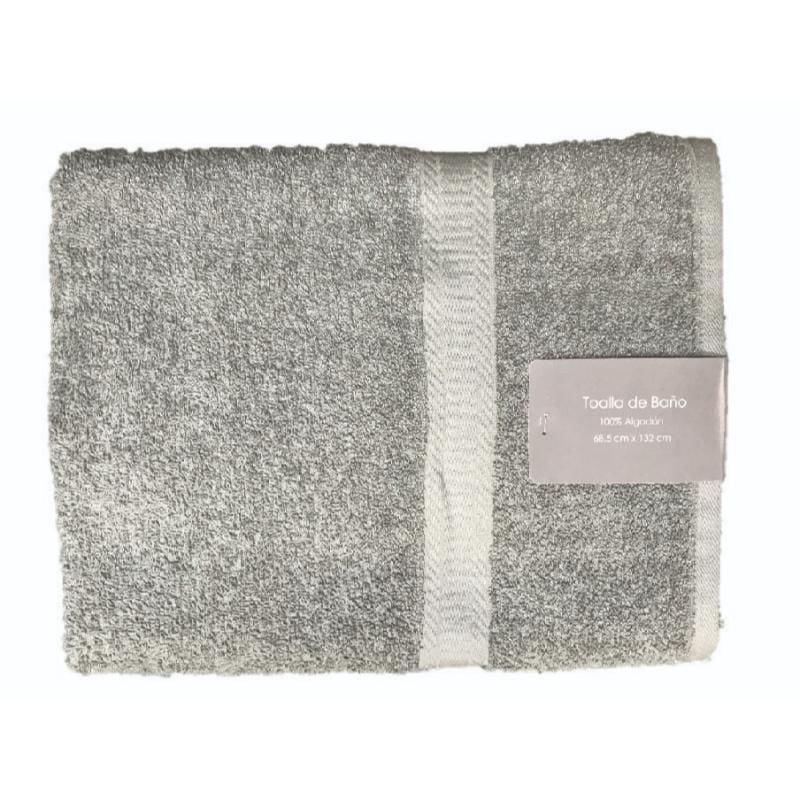 Toalla Baño Gris 70x135cm Grey Label