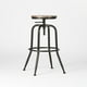 thumbnail image 2 of Pack 2 Pisos Bar Ajustable Industrial 32x32x76 Cm Walnut, 2 of 4