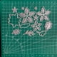 thumbnail image 5 of - Juego de sellos Poinsettia Mascotaals y troqueles Cotando para Manualidad Troqueles Scrapbooking Álbum Embossing Die Cotado, 5 of 5