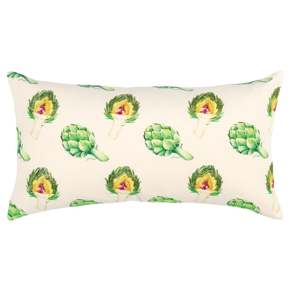 Almohada Rizzy Home Con Relleno De Plumón, 14 X 26 Cm, Con Funda De Algodón En Forma De Pato