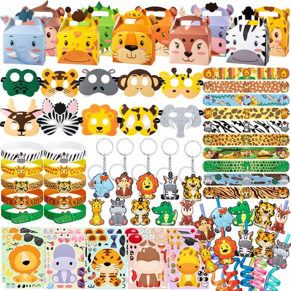 Set de regalos de fiesta DMIGHT Jungle Safari para cumpleaños de niños