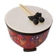 thumbnail image 2 of Tambor De Tierra De Madera Educativo Con Percusión De Tambor De Piso De 2 Mazos Para Niños, 2 of 5