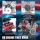 thumbnail image 3 of Kit de Construcción de Bloques de Juguete Motor V8 HUNKING 1189 Piezas, 3 of 7