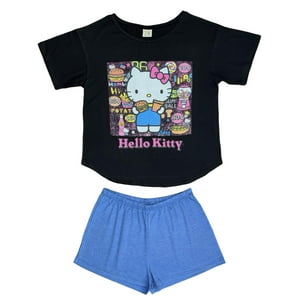 Pijama Mujer Hello Kitty Negro Xl