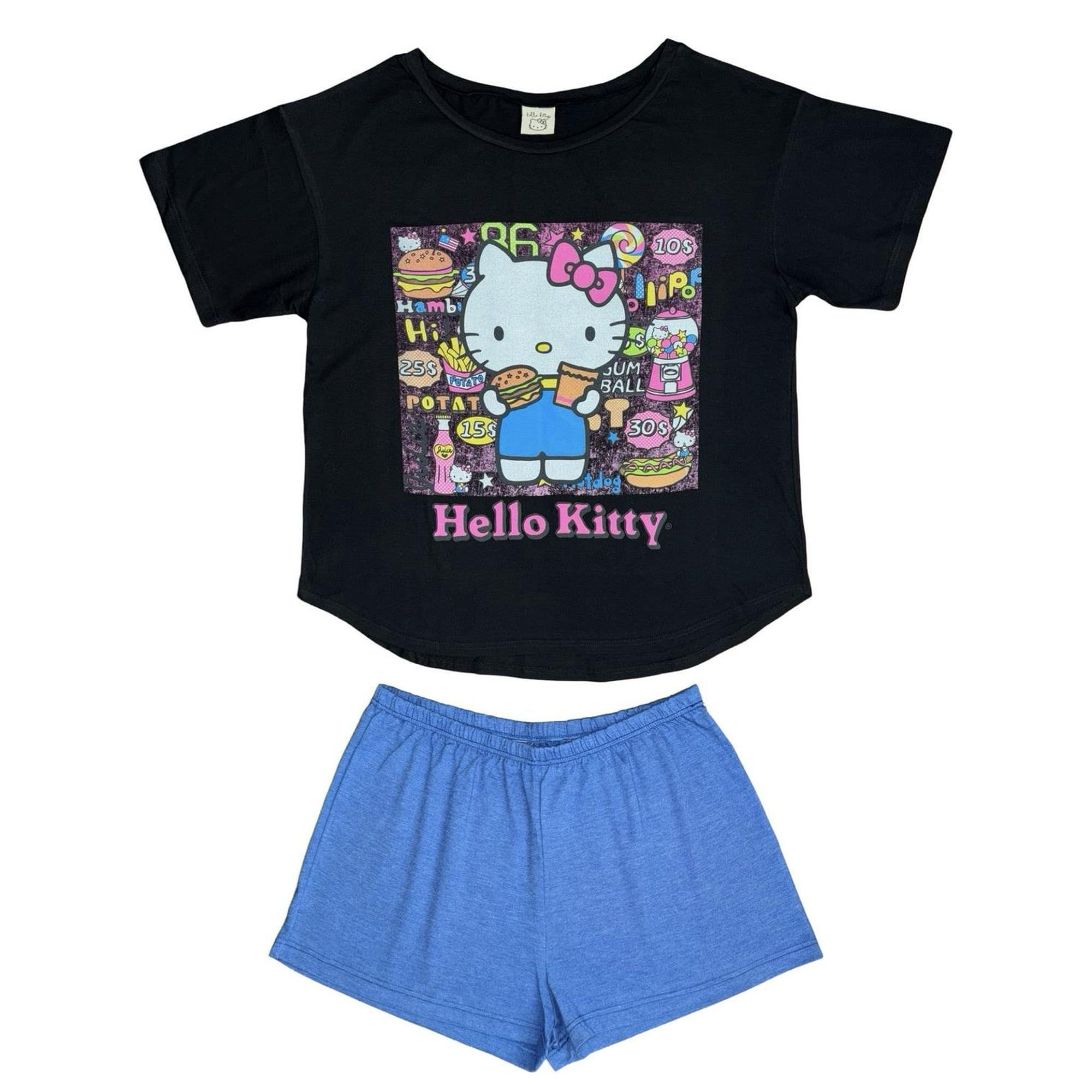 Pijama Mujer Hello Kitty Negro Xl