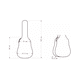 thumbnail image 2 of Funda Para Guitarra Acústica 40 Pulgadas, 2 of 3