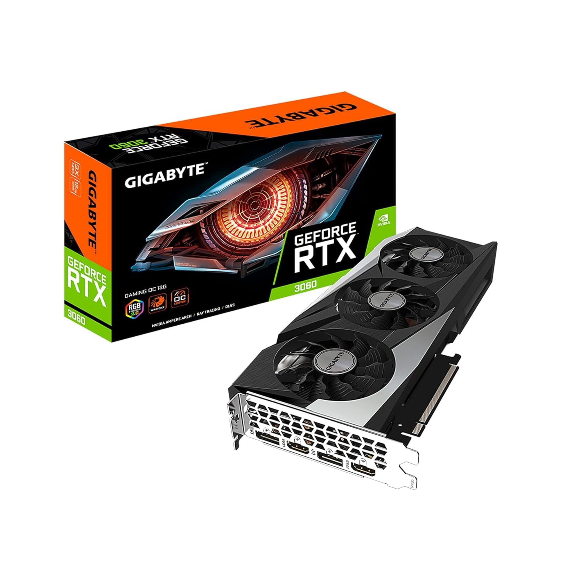 Tarjeta Gráfica Gigabyte Geforce Rtx 3060 Gaming Oc 12gb Gddr6