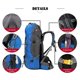 thumbnail image 4 of Mochila Bseash impermeable de 60 litros para senderismo y acampada con funda para lluvia, 4 of 9