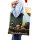 thumbnail image 4 of Trash Truck Bolso de tela con estampado de lienzo para mujer, bolsa de compras reutilizable y estética, con cremallera interior, regalo para mujer,38*45cm., 4 of 6