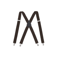 Genérico - Tirantes Suspensores Para Pantalones 110 Cm, Marrón