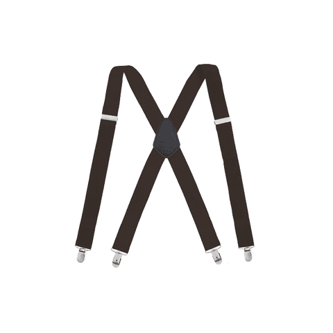 Genérico - Tirantes Suspensores Para Pantalones 110 Cm, Marrón