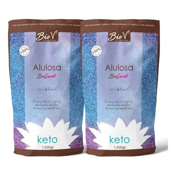 Pack X 2 Alulosa 1kg Sin Gluten Sin Alérgenos Vegano Biov