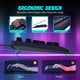 thumbnail image 3 of Teclado para juegos yesbeaut, 7 colores, con retroiluminación LED, arcoíris, 104 teclas, 3 of 7