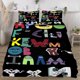 thumbnail image 1 of Alphabet Lore Quilts for Queen Bed Bedspreads,Soft Bed Quilt Lightweight Bedspread,Quilted Coverlet 3 Piece Bed Sheets, 1 of 5