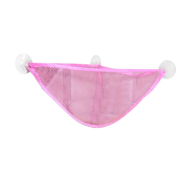 Bolsa De Ducha De Esquina, Cesta De Malla Colgante Para Baño, Para Bebés, Niños Y Niñas, Color Rosa