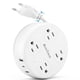 thumbnail image 1 of Adaptador de enchufe de viaje AnnTane, regleta de alimentación retráctil, 4 AC, 3 USB, 1 of 9