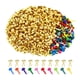 thumbnail image 2 of 300 Sujetapapeles Modernos Para Manualidades, Ideales Para Hacer Tarjetas Y Otras Artes. Disponibles En Dorado Y Multicolor., 2 of 5