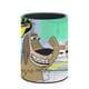thumbnail image 3 of Johnny Test-theme Cylinder Pen Holder Pencil Organizer with Flannel Lining PVC Leather Material Cardboard Base for study work 10*8CM, 3 of 6