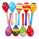 thumbnail image 2 of Maracas De Madera 2 Unidades Infantil Diferentes Diseños - PB-C10, 2 of 3