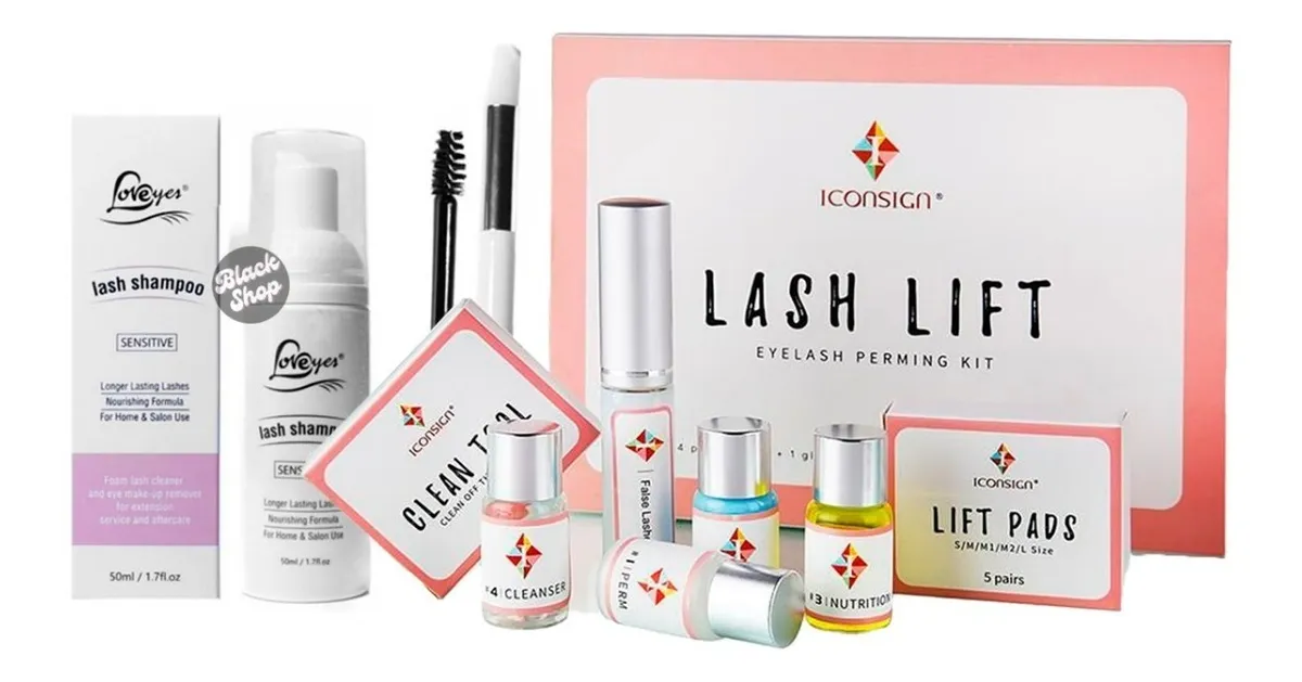 Linastore - Shampoo De Pestañas + Kit De Lifting Ondulacion Completo