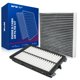 thumbnail image 1 of Kit de filtros de aire del motor y de la cabina KAX Hyundai Kia CF12820 CA12816, 1 of 9