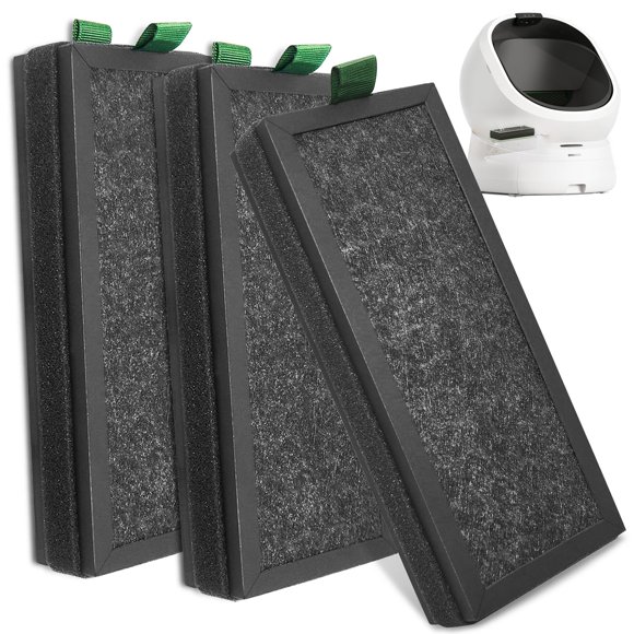 Juego de 3 filtros de carbón activado WECATION para PETLIBRO Luma