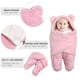 thumbnail image 4 of SACO DE BEBE PARA DORMIR POLAR BLANCO rosa S, 4 of 5