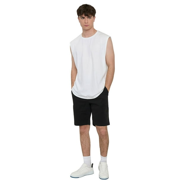 Short Hombre Chino Negro Corona