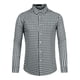 thumbnail image 5 of INSPIRE CHIC Camisas de Hombre de Cuadros de Manga Larga con Botones Abajo Camisa de Vestir 100% Algodón M Negro Blanco, 5 of 7