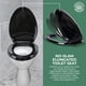 thumbnail image 5 of Asiento de inodoro alargado negro de cierre lento, 5 of 8