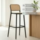 thumbnail image 5 of Pack x2 Silla Piso Bar Relan Batané Simil Esterilla Rattan, 5 of 9