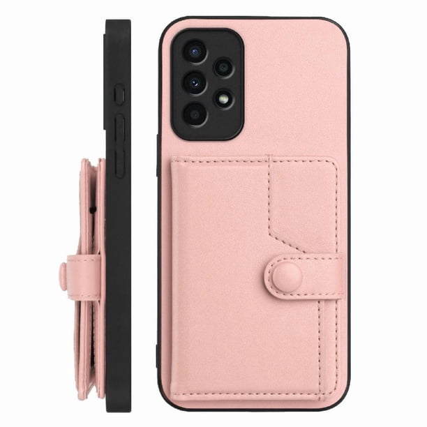 FOXDOCK Funda para SAMSUNG Galaxy A13 4G con Bloqueo RFID - Diseño Elegante con Cierre de Botón