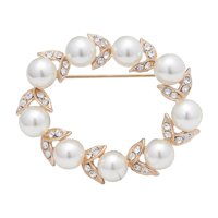 Ioensy - Broche De Corona Redonda Para Cumpleaños, Chal, Boda, Fiesta, Accesorios De Ropa