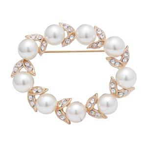 Ioensy - Broche De Corona Redonda Para Cumpleaños, Chal, Boda, Fiesta, Accesorios De Ropa